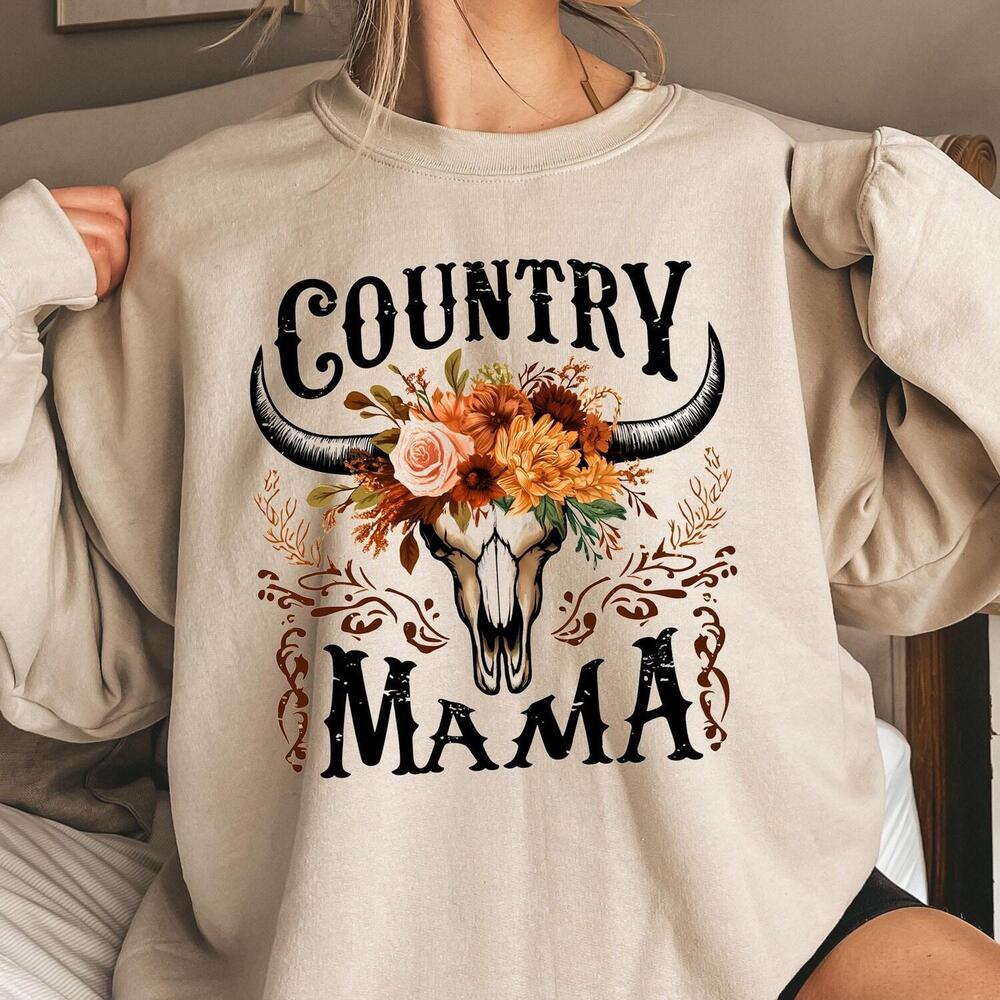 Country Mama sweatshirt, Western Mama Sweater, Country Music Shirt